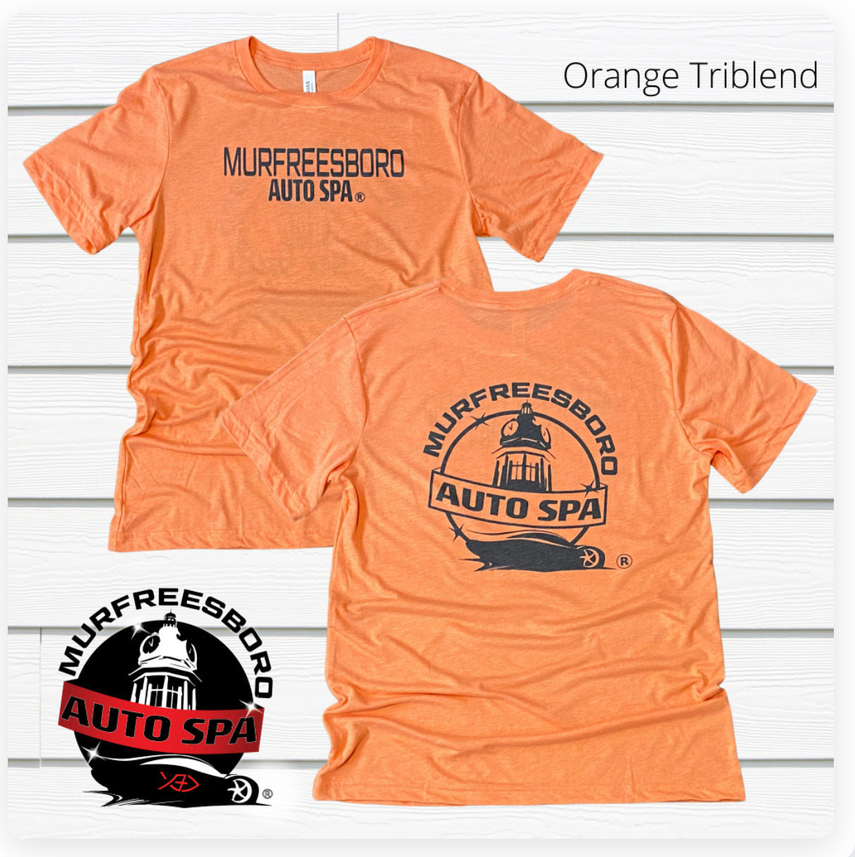 Orange Triblend Short Sleeve T