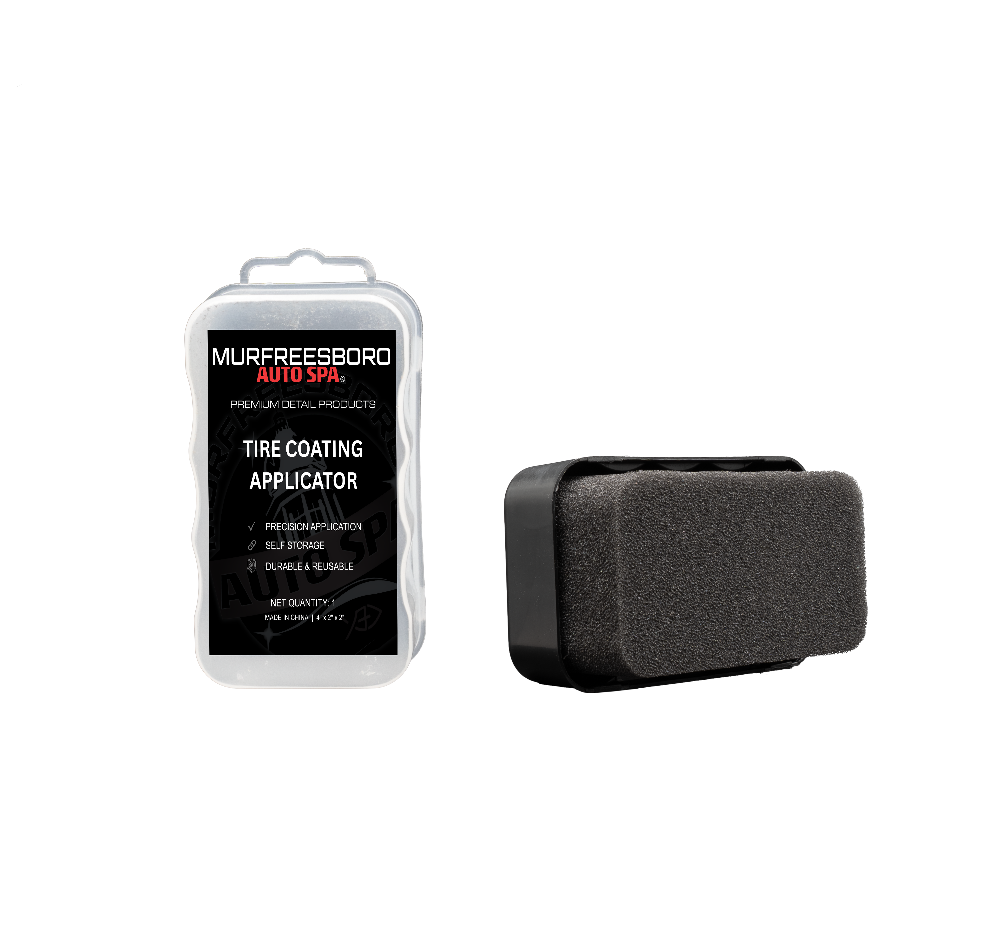 Tire Coating Applicator available at Murfreesboro Auto Spa